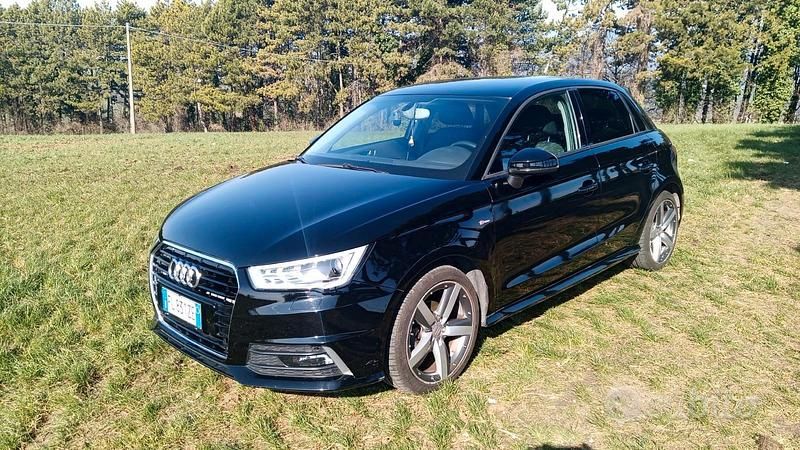 Usata Audi A1 Sportback S-Line 90 CV (66 kW) 2018 Nero Utilitaria