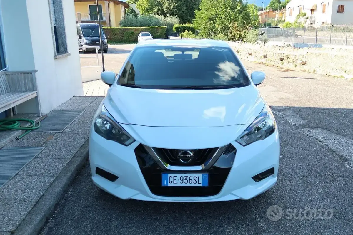 Usata Nissan Micra Acenta 92 CV (67 kW) 2021 Bianco Utilitaria