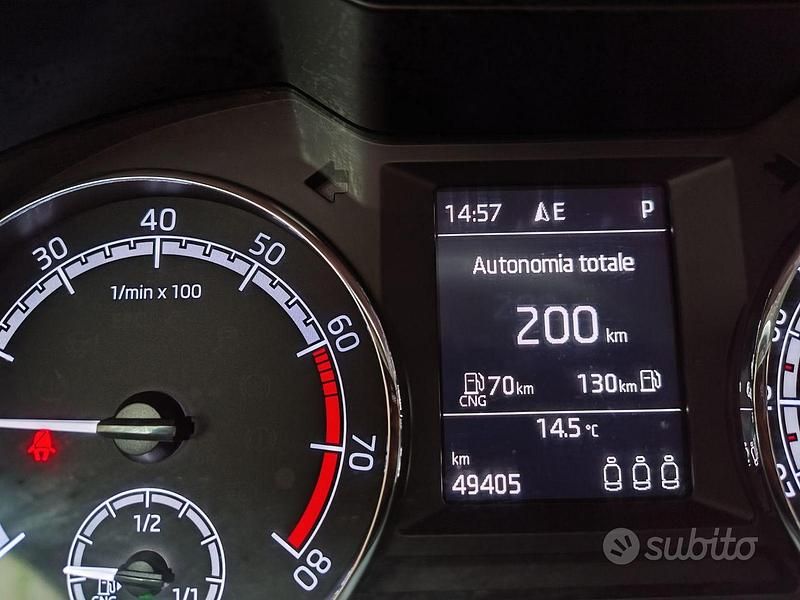 Usata Skoda Octavia G-TEC Style 2020 Verde Station wagon