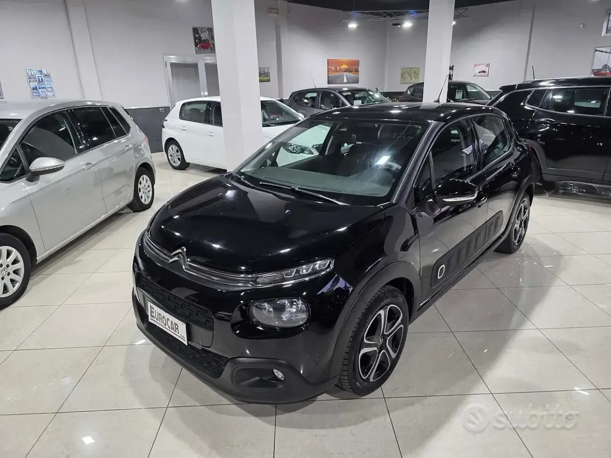 Usata Citroën C3 Feel 102 CV (75 kW) 2018 Nero Utilitaria