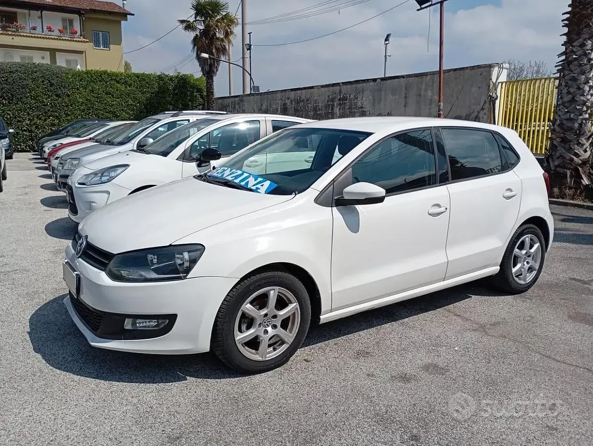Usata VW Polo Highline 85 CV (62 kW) 2009 Bianco Utilitaria