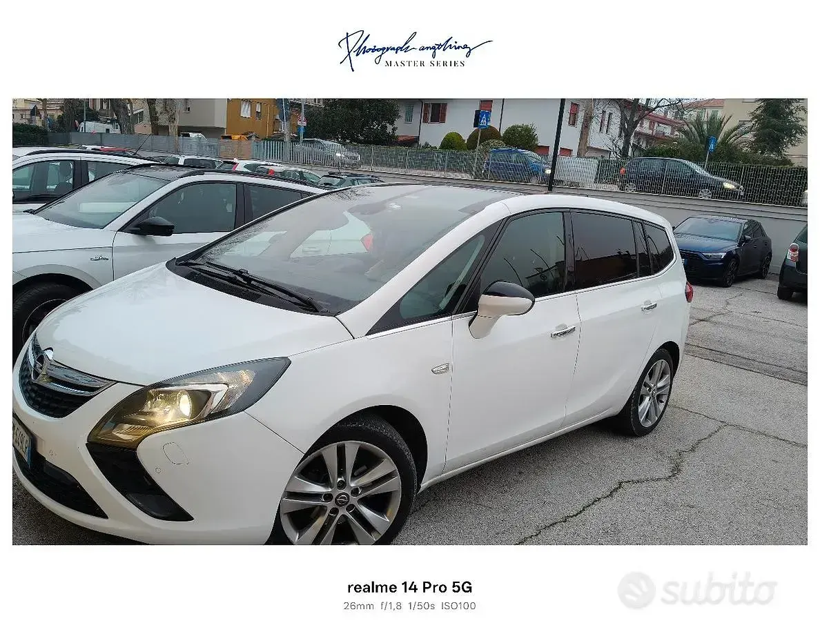 Usata Opel Zafira 131 CV (96 kW) 2012 Bianco Monovolume