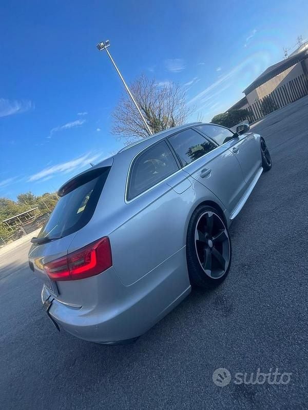 Usata Audi A6 S-Line 177 CV (130 kW) 2014 Grigio Station wagon