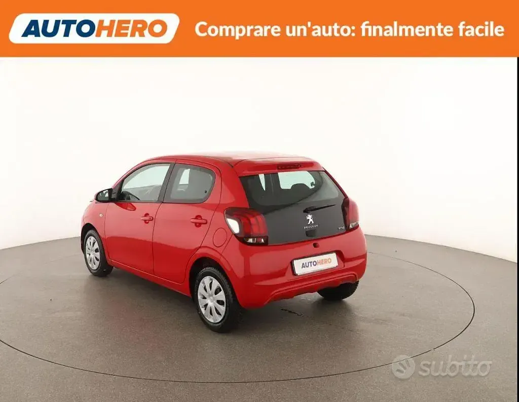 Usata Peugeot 108 Active 69 CV (50 kW) 2018 Rosso Berlina