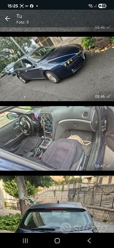 Usata Alfa Romeo 156 150 CV (110 kW) 2007 Blu Station wagon