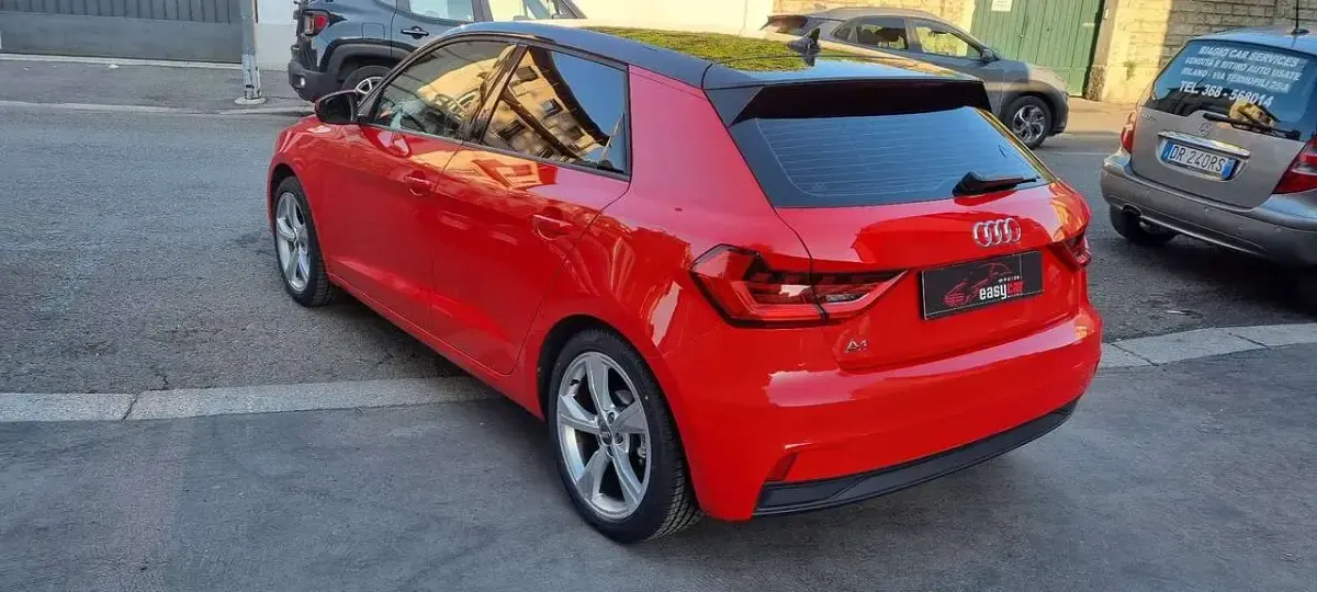 Usata Audi A1 Sportback S-Line 116 CV (85 kW) 2020 Rosso Utilitaria