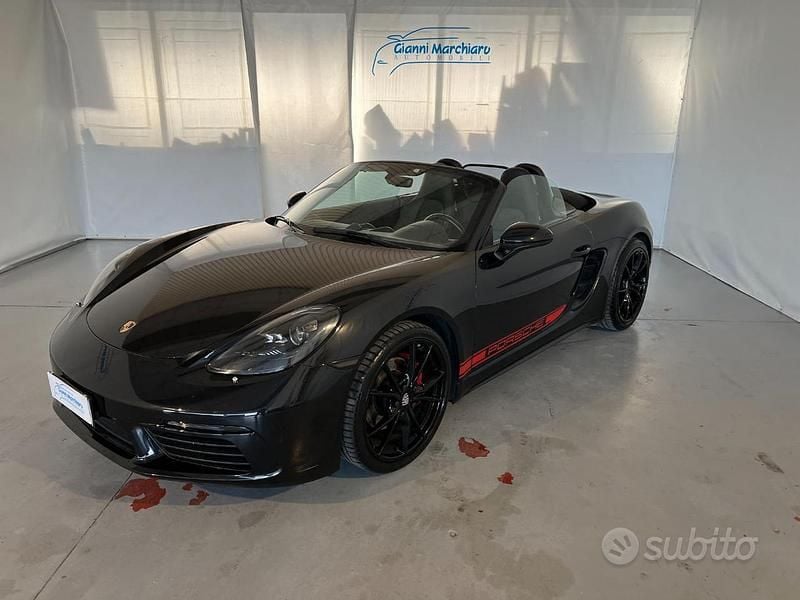Usata Porsche 718 Boxster Sport 300 CV (220 kW) 2018 Nero Cabrio