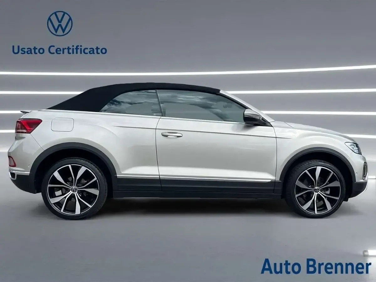Usata VW T-Roc Cabriolet Style 150 CV (110 kW) 2024 Ivory silver met. Cabrio