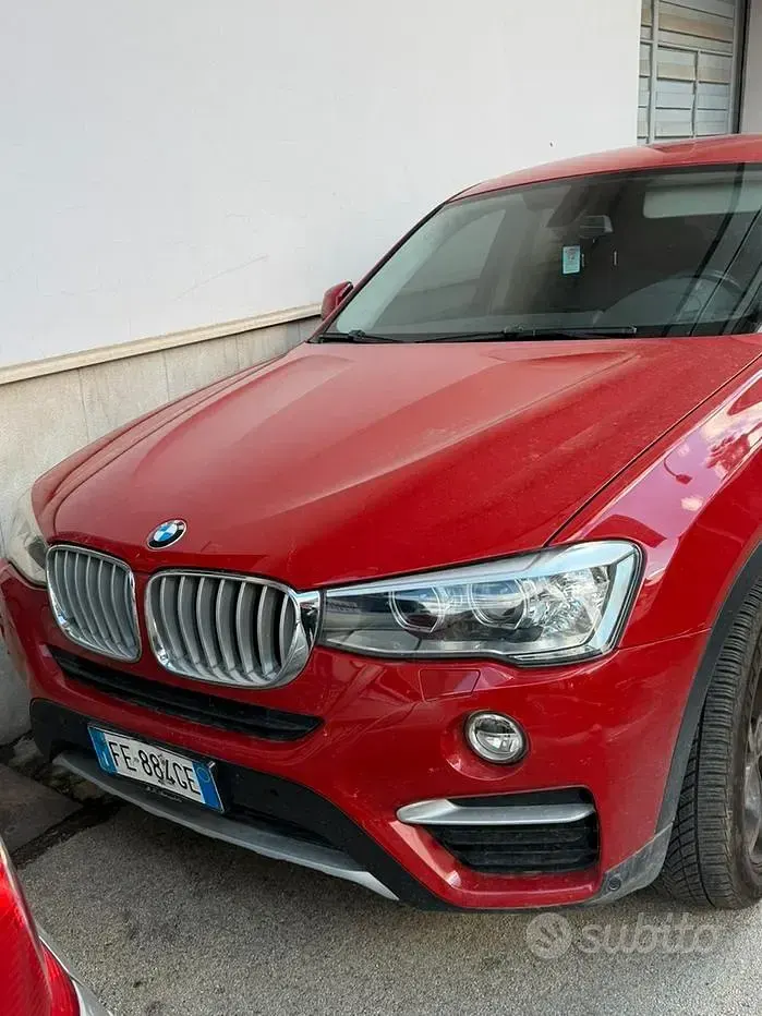 Usata BMW X4 190 CV (139 kW) 2018 Rosso SUV
