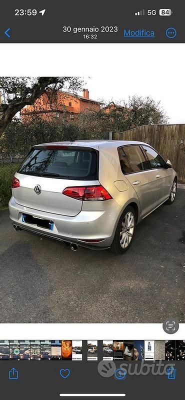 Usata VW Golf VII 110 CV (80 kW) 2016 Grigio Berlina