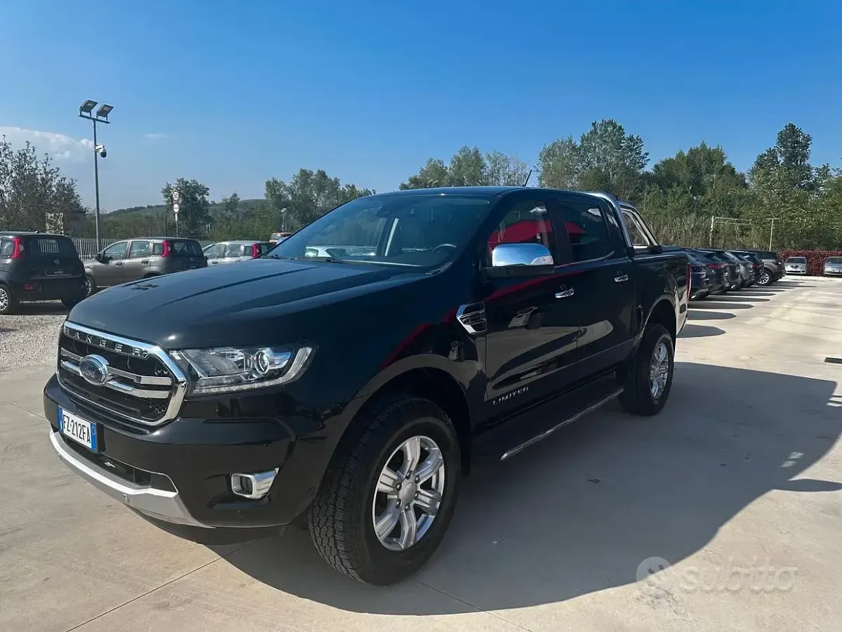 Usata Ford Ranger 170 CV (125 kW) 2020 Nero Pick-up