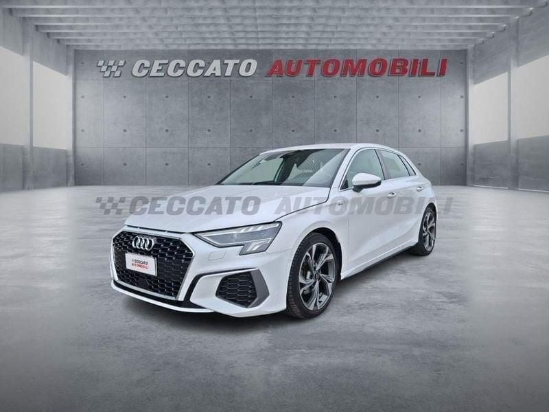 Bianco Usata 2023 Audi A3 Sportback S-Line Due volumi | 26.030 € (Super prezzo) - Immagine 1/4