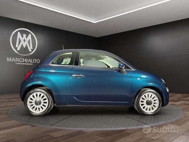 Usata Fiat 500 Lounge 69 CV (50 kW) 2019 Blu Utilitaria