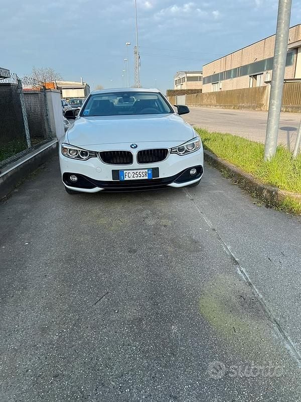 Usata BMW 420 Sport Line 184 CV (135 kW) 2014 Bianco Coupé