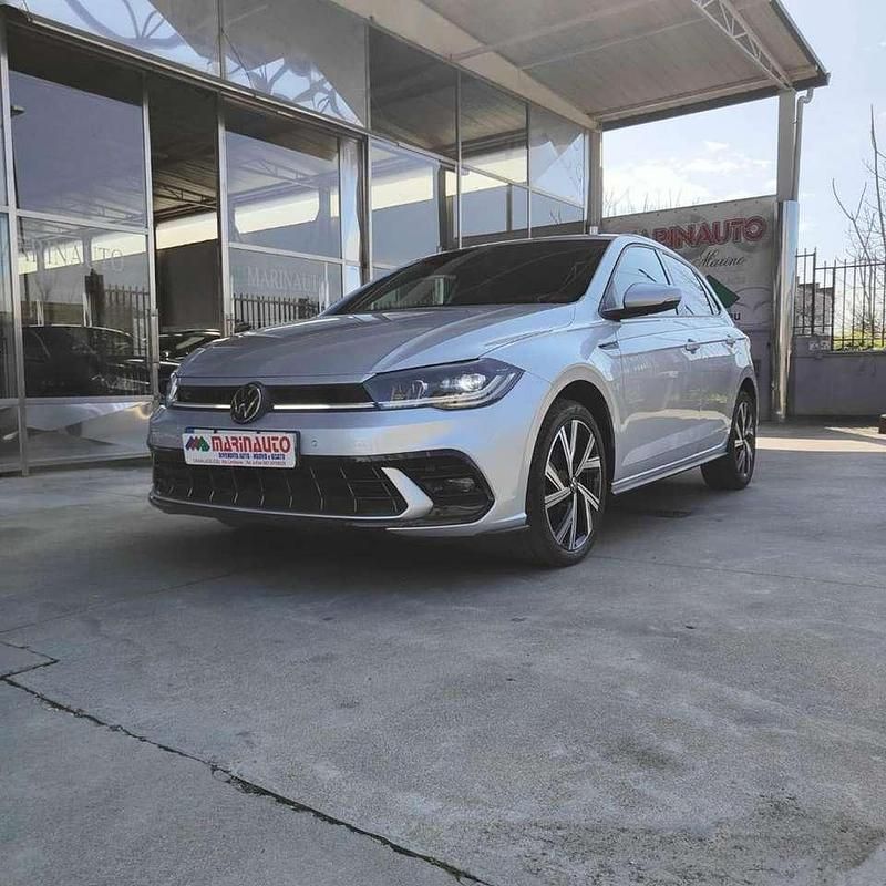 Usata VW Polo R-line 95 CV (69 kW) 2022 Grigio Utilitaria