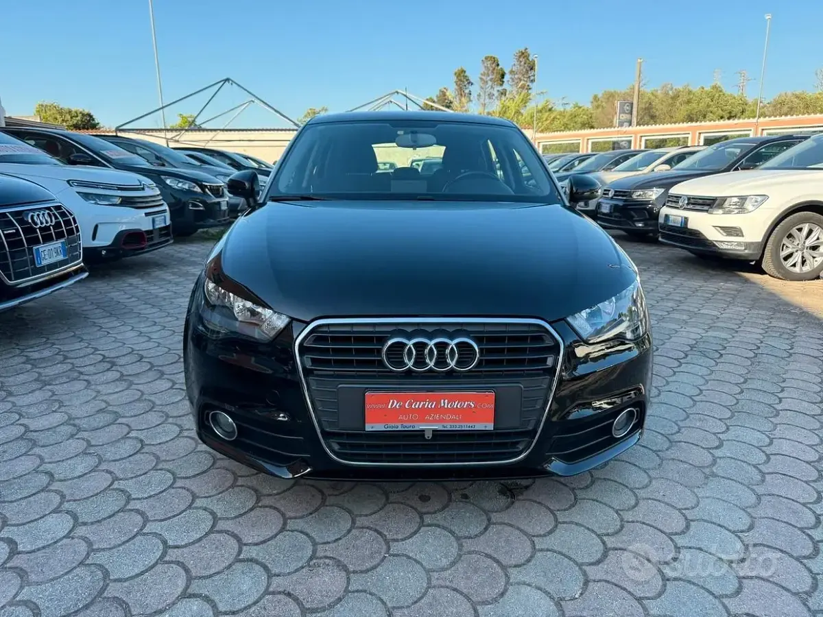 Usata Audi A1 Ambition 90 CV (66 kW) 2012 Nero Utilitaria