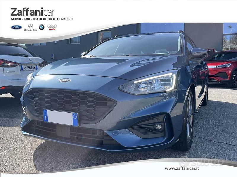 Usata Ford Focus ST-Line 125 CV (91 kW) 2022 Blu scuro Station wagon