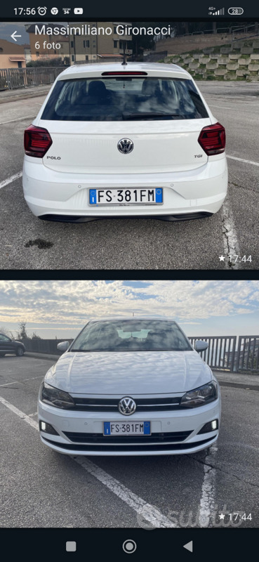 Usato 2018 VW Polo 1.0 CNG_Hybrid 65 CV (15.900 €)