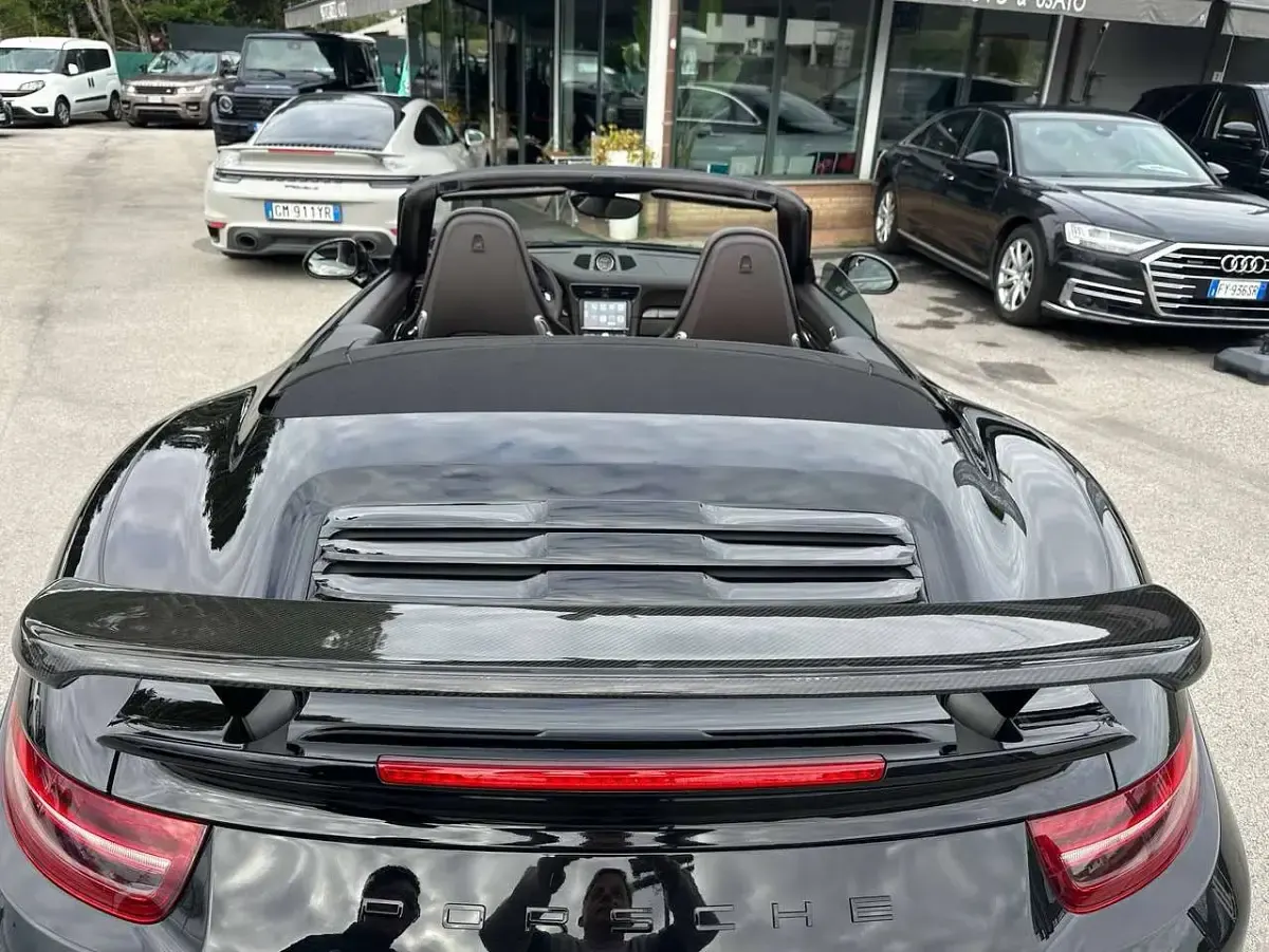 Usata Porsche 911 Turbo S Cabriolet 560 CV (411 kW) 2016 Nero Cabrio