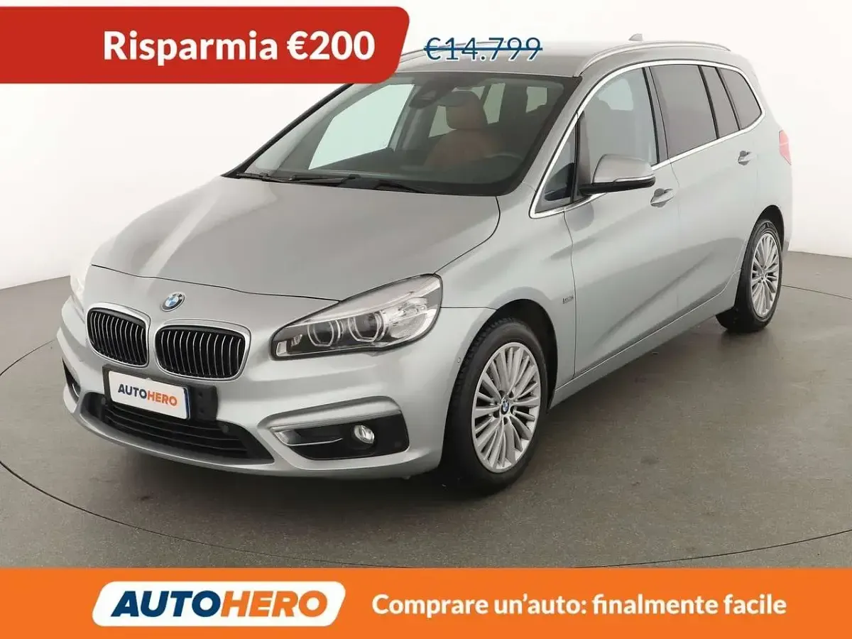 Begagnad BMW 218 Gran Tourer Luxury Line 150 HK (110 kW) 2015 Minibuss
