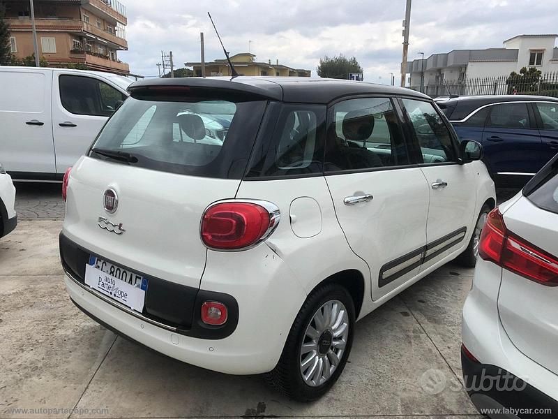 Usata Fiat 500L Lounge 85 CV (62 kW) 2015 Bianco Monovolume