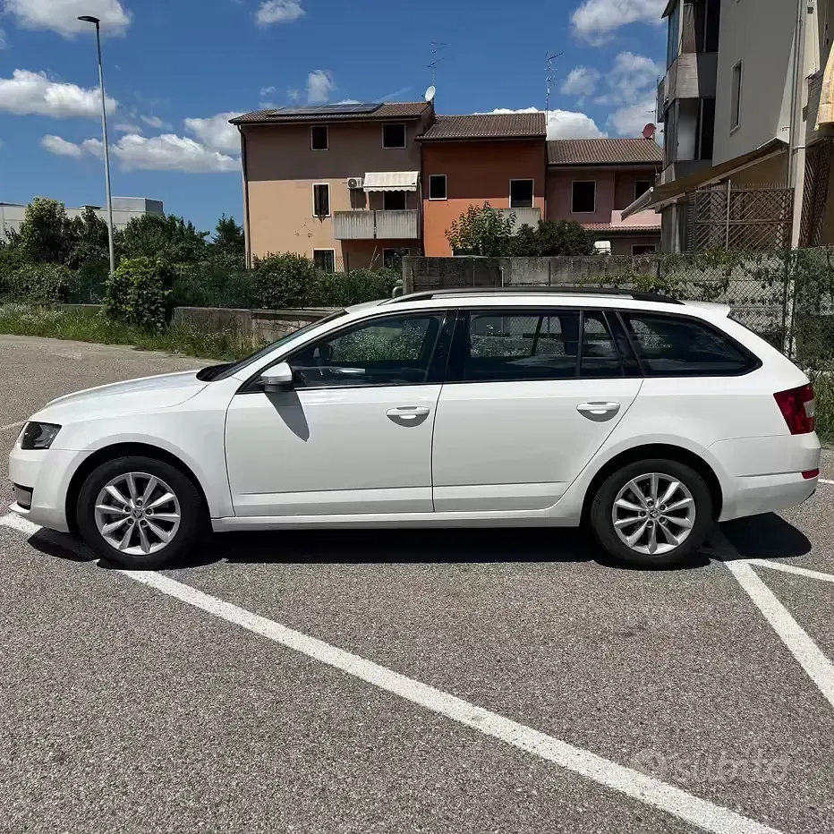 Usata Skoda Octavia Elegance 105 CV (77 kW) 2014 Bianco Station wagon