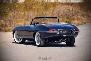 Usata Jaguar E-Type 269 CV (197 kW) 1966 Blu Cabrio