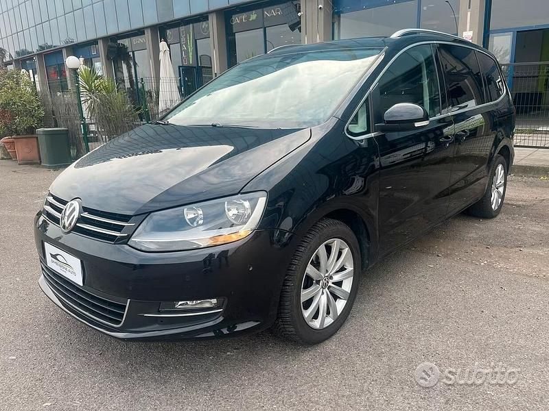 Usata VW Sharan Executive 150 CV (110 kW) 2019 Nero Monovolume