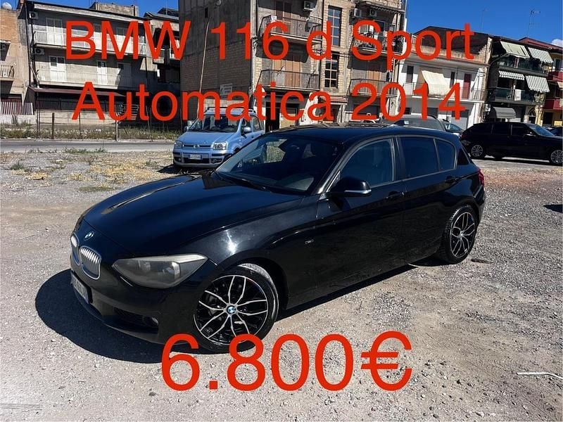 Nero Usata 2012 BMW 116 Sport Line Due volumi | 6800 € - Immagine 1/4