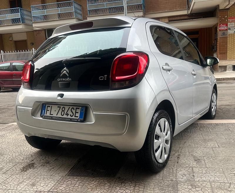Usata Citroën C1 Shine 69 CV (50 kW) 2017 Grigio Utilitaria