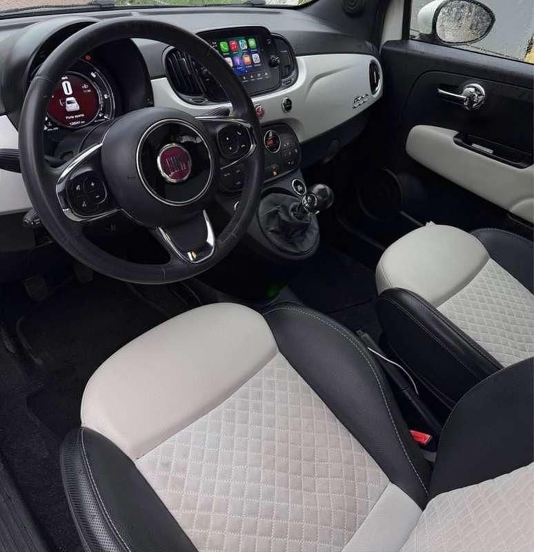 Usata Fiat 500 Lounge 69 CV (50 kW) 2019 Bianco Utilitaria