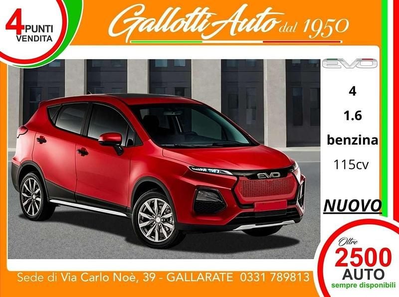 Nuova EVO Evo 4 116 CV (85 kW) 2026 Rosso SUV
