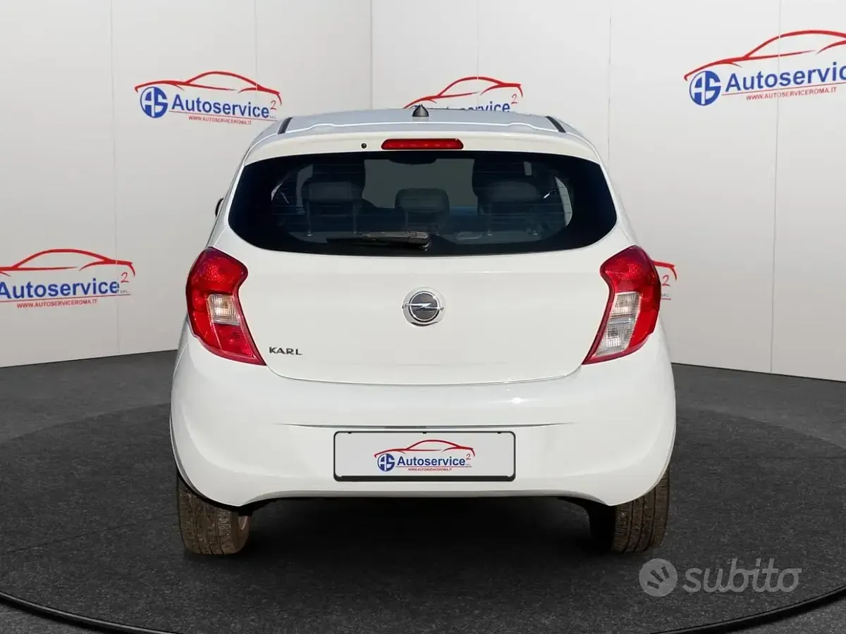 Usata Opel Karl Cosmo 75 CV (55 kW) 2016 Bianco Utilitaria