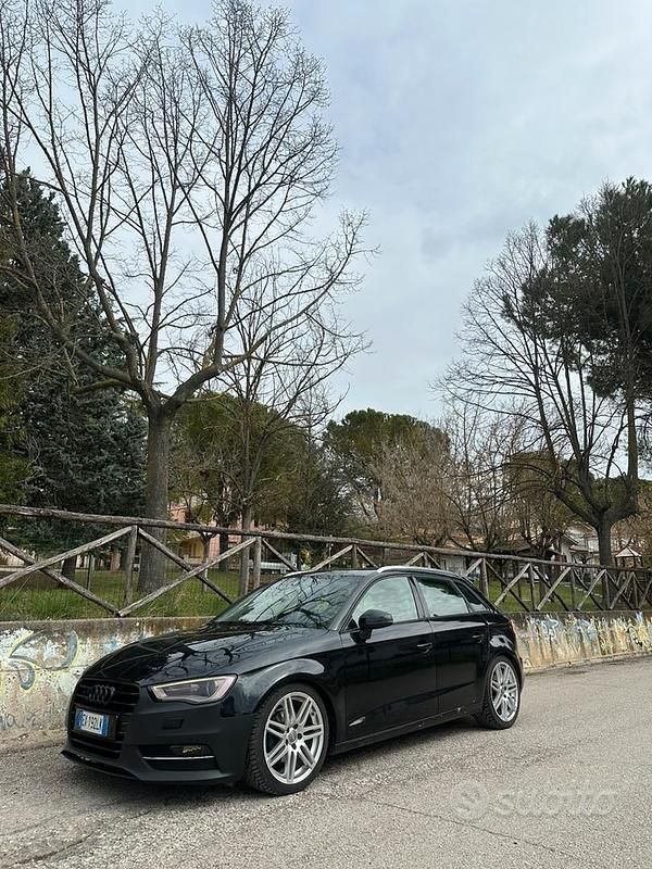 Usata Audi A3 Ambition 150 CV (110 kW) 2014 Nero Berlina