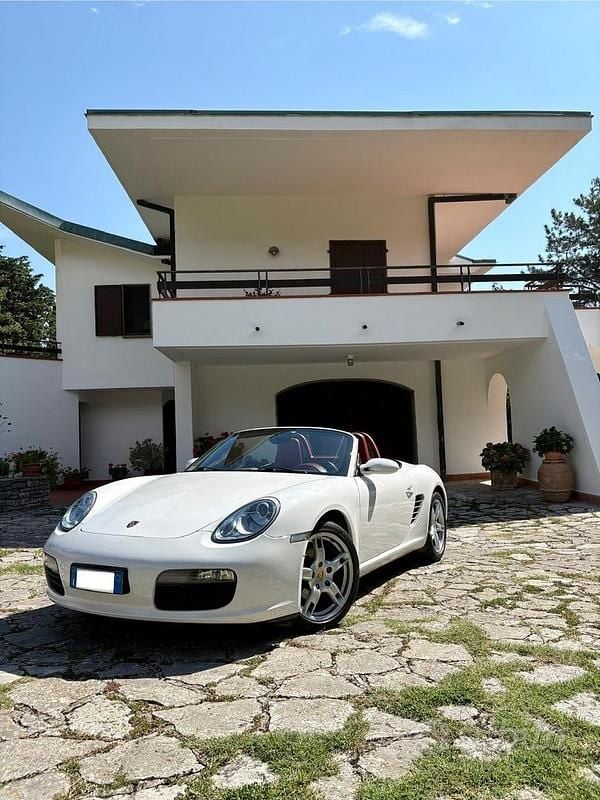 Usata Porsche Boxster 245 CV (180 kW) 2008 Bianco Cabrio
