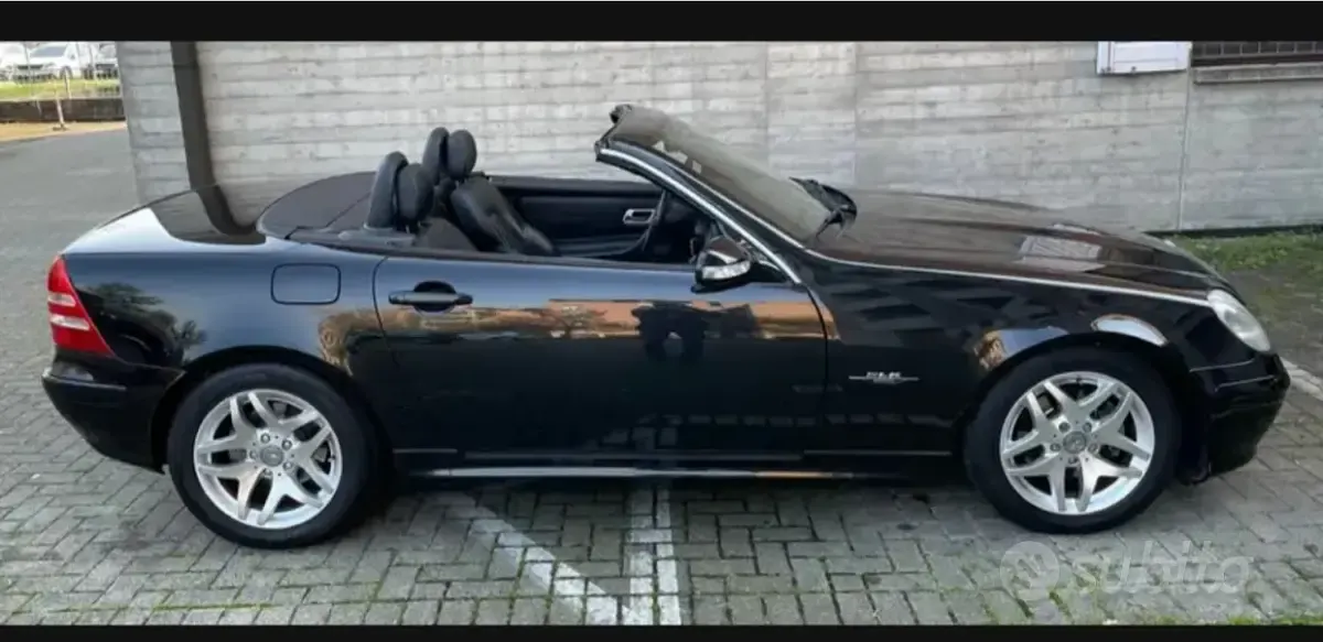 Usata Mercedes SLK200 Edition 163 CV (119 kW) 2003 Nero Cabrio