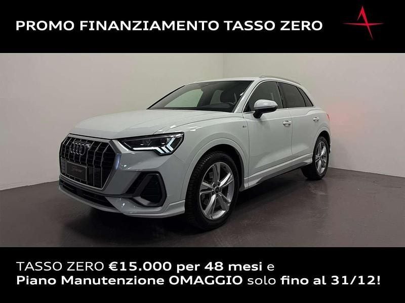 Bianco ghiacciaio metallizzato Usata 2024 Audi Q3 S-Line SUV | 40.900 € (Buon prezzo) - Immagine 1/4