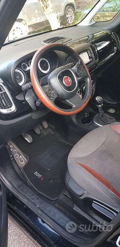 Usata Fiat 500L 120 CV (88 kW) 2014 Nero Monovolume