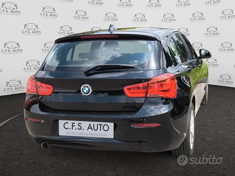 Usata BMW 114 95 CV (69 kW) 2019 Nero Utilitaria