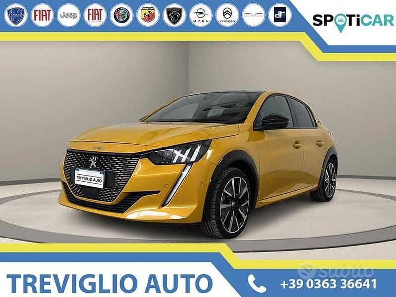 Usata Peugeot 208 GT 100 kW (136 CV) 2021 Giallo Utilitaria