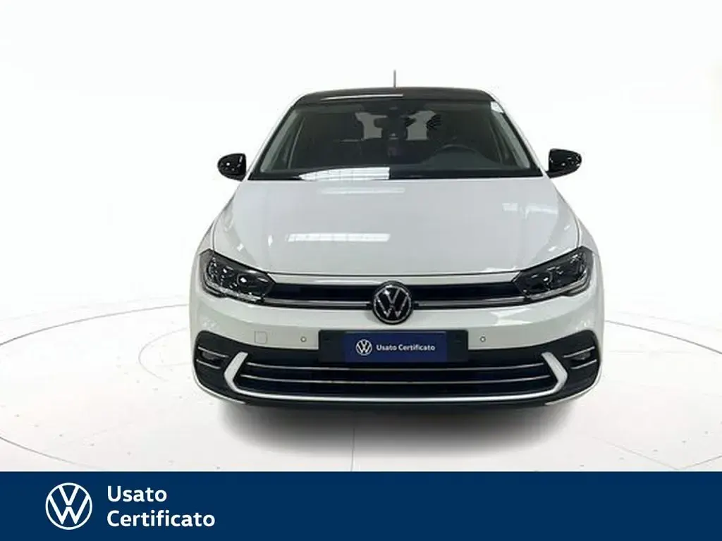 Usata VW Polo Style 95 CV (69 kW) 2022 Bianco / pastello Utilitaria