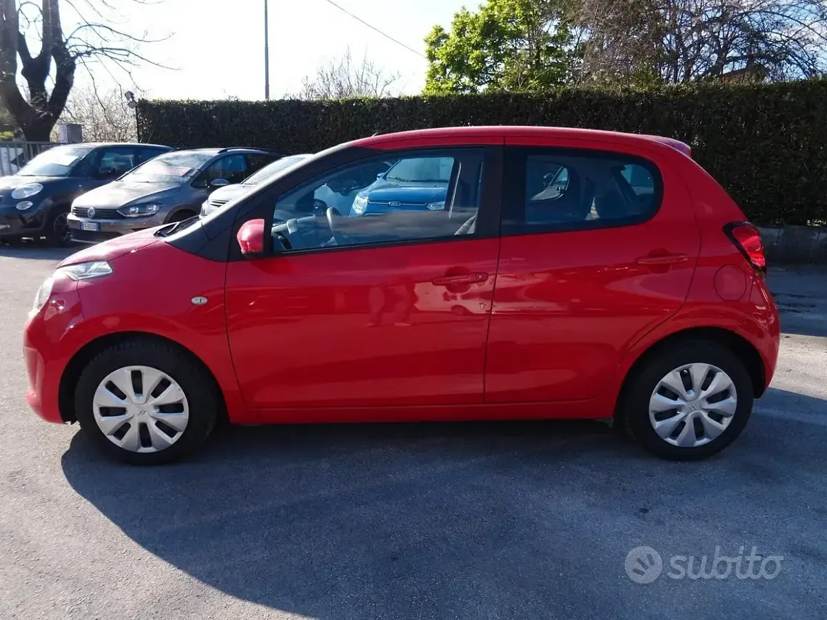 Usata Citroën C1 Feel 69 CV (50 kW) 2014 Rosso Utilitaria