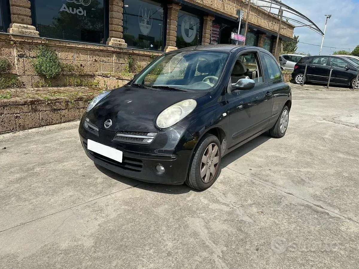 Usata Nissan Micra Acenta 79 CV (58 kW) 2006 Nero Utilitaria