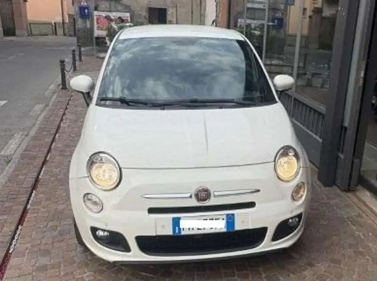 Usata Fiat 500 Sport 69 CV (50 kW) 2015 Bianco Utilitaria