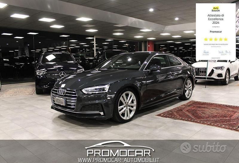 Usata Audi A5 Business 190 CV (139 kW) 2019 Antracite Coupé