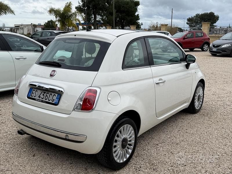 Usata Fiat 500 Lounge 69 CV (50 kW) 2013 Bianco Berlina