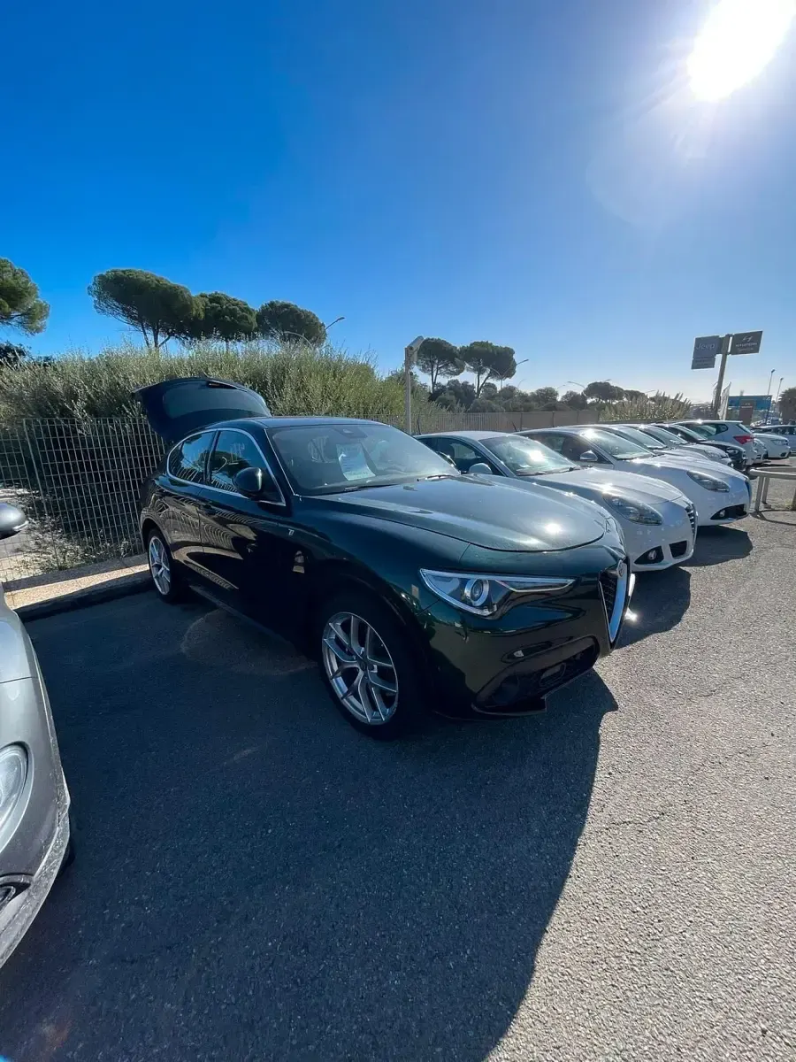 Usata Alfa Romeo Stelvio Ti 210 CV (154 kW) 2021 Verde SUV