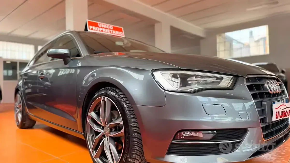 Usata Audi A3 125 CV (91 kW) 2015 Grigio Berlina