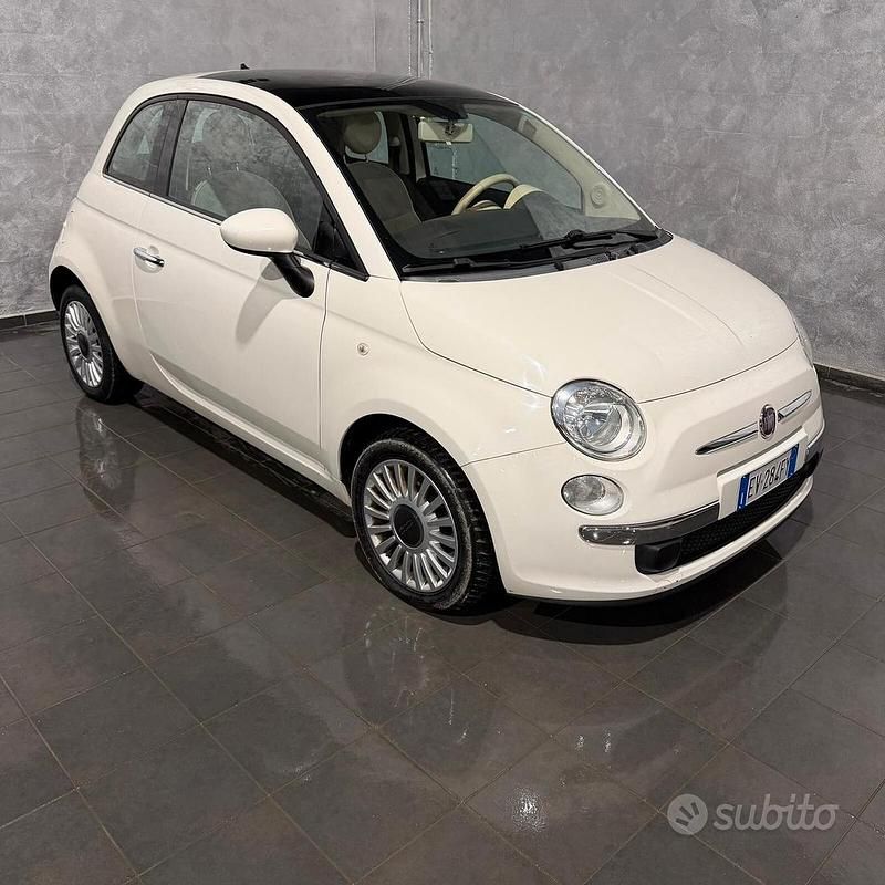 Usata Fiat 500 Lounge 69 CV (50 kW) 2014 Bianco Berlina