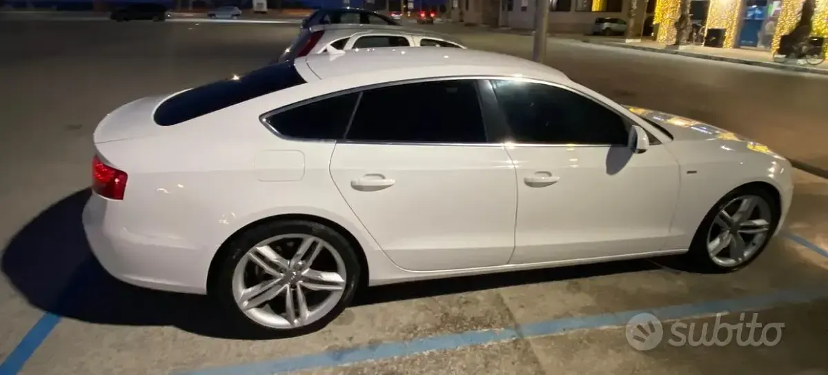 Usata Audi A5 177 CV (130 kW) 2010 Bianco Coupé